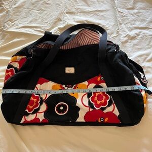 Soft Shoulder Handmade Floral Duffle Bag